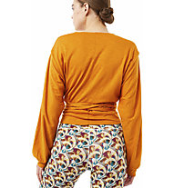 Mandala  French Yoga Wrap - maglia a maniche lunghe - donna, Orange