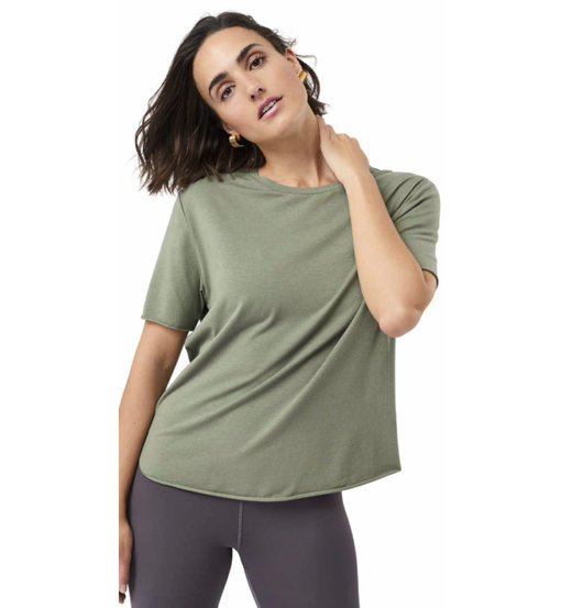 Mandala Halfmoon W: T-Shirt Donna Ecosostenibile per Yoga