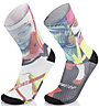 Mbwear Fun - calzini ciclismo, White/Black/Pink