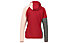 Meru Bussleton W's Fleece Hoody - felpa in pile - donna, Grey/Red/Pink