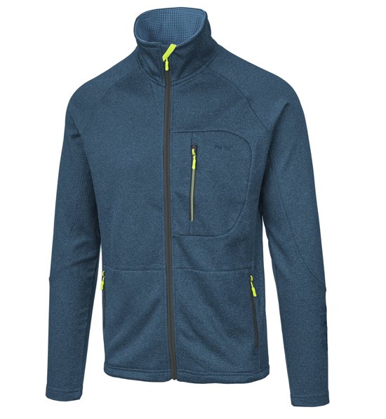 Giacca Uomo Meru Rennes - Sportiva, Traspirante, Con Materiali Riciclati, Colletto Rialzato