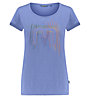 Meru Leeston Slub - T-Shirt Wandern - Damen, Light Blue