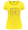 Meru Leeston Slub - T-Shirt trekking - donna, Yellow