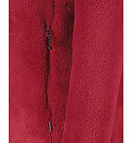Meru Roxburgh W's Furry Fleece Hoody - felpa in pile - donna, Red