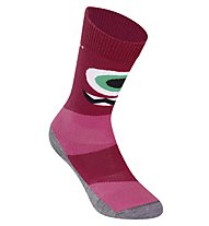 Meru Ski Kids 2Pack - Skisocken, Grey/Pink