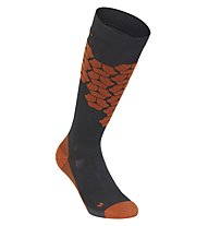 Meru Ski Touring - Skisocken, Grey/Orange