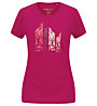 Meru Skive W – T-shirt - donna, Dark Pink