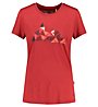 Meru Stathelle W Merino S/S - T-shirt - donna, Red
