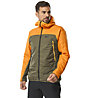 Millet Fusion Airlight Hoodie M - giacca alpinismo - uomo, Green/Orange