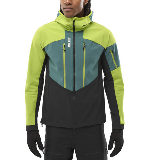 Millet M White Shield: Giacca Softshell per Scialpinismo