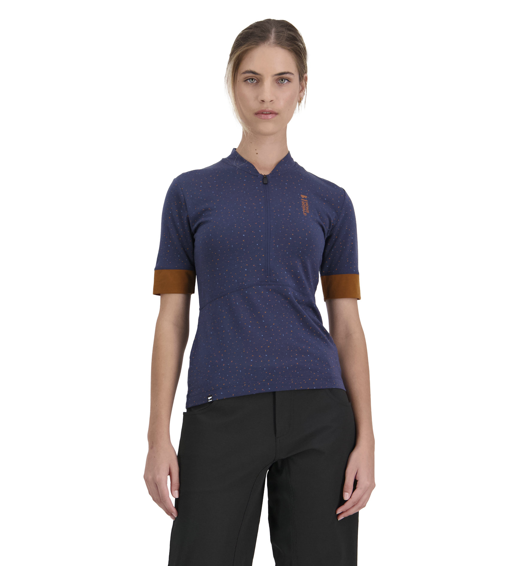 Mons Royale Cadence Half Zip MTB-Trikot Damen