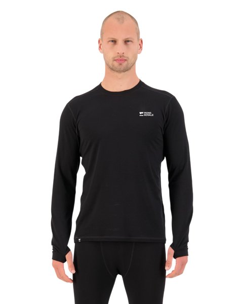 Mons Royale Cascade Merino - Langarm Funktionsshirt - Herren, Gr. M