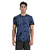 Mons Royale Temple Tech AOP - Funktionsshirt - Herren, Blue/Black