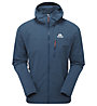 Mountain Equipment Echo Hooded Jacket - giacca softshell - uomo, Blue/Light Blue