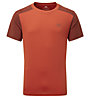 Mountain Equipment Headpoint Block M - T-Shirt - Herren, Orange/Red