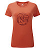 Mountain Equipment Headpoint Rising Sun W - T-shirt - donna, Orange