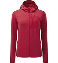 Mountain Equipment Lumiko Hooded Wmns - felpa in pile - donna, Red