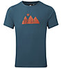 Mountain Equipment Mountain Sun M - T-shirt - uomo, Blue/Red