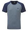 Mountain Equipment Nava M - T-shirt - uomo, Light Blue/Blue