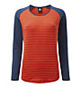Mountain Equipment Redline - maglia maniche lunghe - donna, Orange/Blue