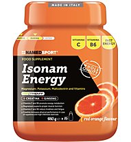 NamedSport Isonam Energy 480 g - integratore in polvere, Red Orange