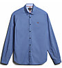 Napapijri Courma 1 Geometric M - camicia maniche lunghe - uomo, Light Blue