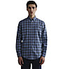 Napapijri G-Trekking Check - camicia a maniche lunghe - uomo, Blue