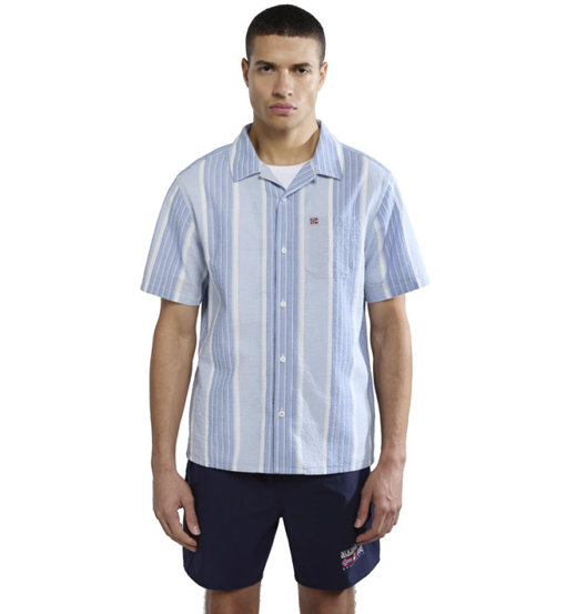 Napapijri G-Tulita - camicia a maniche corte - uomo. Taglia L