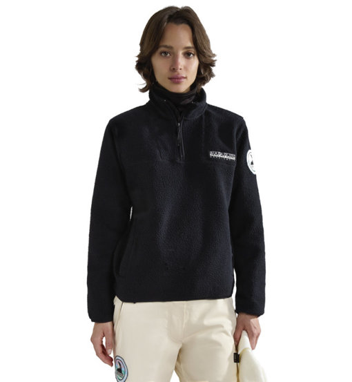 Napapijri T-Cuverville HZ - felpa in pile - donna. Taglia M