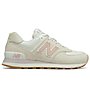 New Balance 574 - sneaker - donna, White/Pink