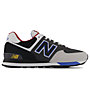 New Balance ML574 - sneakers - uomo, Black/White/Blue/Red