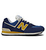 New Balance ML574 - sneakers - uomo, Blue/Yellow