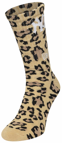 New Era Cap Leopard Crew W - kurze Socken - Damen, Gr. 39/42