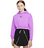 Nike Air Big French - felpa con cappuccio - ragazza, Pink