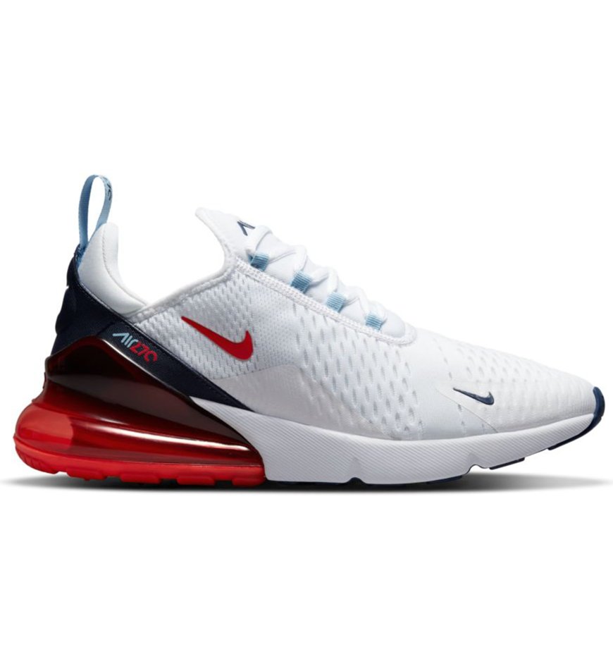 270 Uomo Scarpa Bassa Uomo Air Max 270 WHITE/UNIVERSITY RED/GAME ROYAL