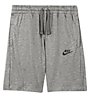 Nike NSW Big Kids' (Boys') Jersey - pantaloni corti fitness - ragazzo, Grey