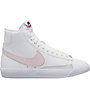 Nike Blazer Mid - sneakers - ragazza, White/Pink