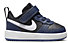 Nike Court Borough Low 2 - sneakers - bambino, Dark Blue/Black/White
