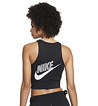 Nike Crop Dance - top fitness - donna, Black