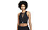 Nike Crop Dance - top fitness - donna, Black