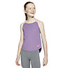Nike Dri-FIT Big Training - top fitness - ragazza, Violet
