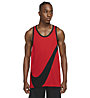 Nike Dri-FIT Crossover - top basket - uomo, Red/Black