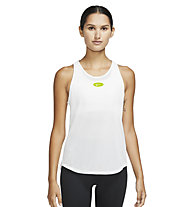 Nike Dri-FIT One Icon Clash - top running - donna, White