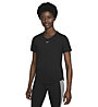 Nike Dri-FIT One W Standard - T-shirt fitness - donna, Black