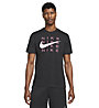 Nike Dri-FIT Slub Training T - T-shirt - uomo, Black