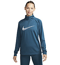 Nike Dri-FIT Swoosh Run - Runningpullover - Damen, Blue