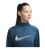 Nike Dri-FIT Swoosh Run - Runningpullover - Damen, Blue