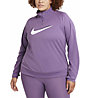 Nike Dri-Fit Swoosh Run 1/2 - Laufshirt - Damen, Purple