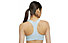 Nike Dri-FIT Swoosh W Medium Support - Sport-BH Mittlerer Halt - Damen , Light Blue