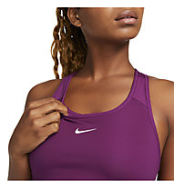 Nike Dri-FIT Swoosh Women's Medium - Sport BHs - Damen, Purple